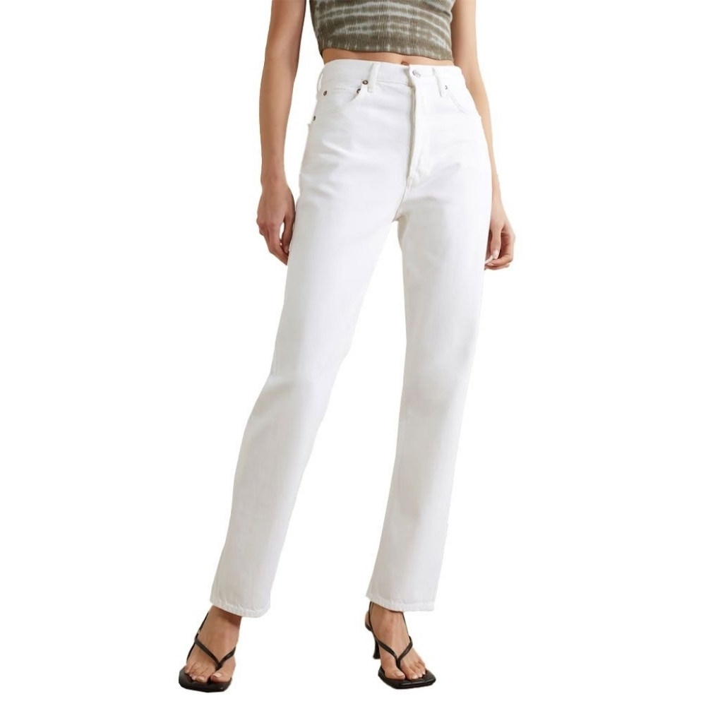 GAP Crisp White Perfect Boot Jeans
